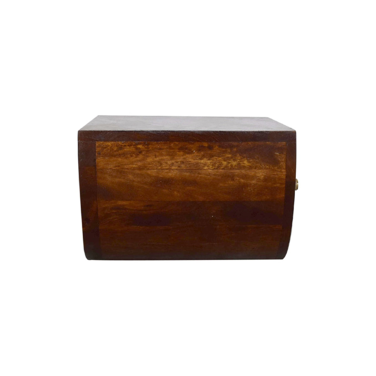 Solid Wood Chestnut Crescent Floating Nightstand, photo 7 of 10