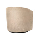 Eden - Swivel Chair With Upholstery And Hardwood Frame
