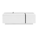 Extendable Coffee Table With 2 Hidden Storage Space And 2 Drawers For Living Room by HouseOfZazla