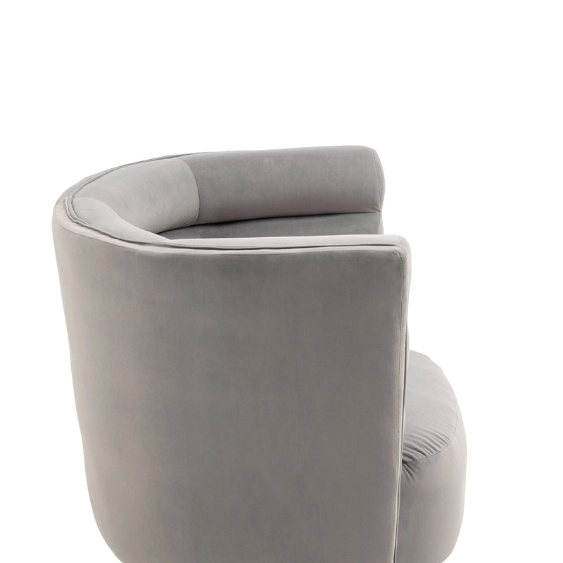 Accent Chair, leisure single chair with Golden feet