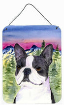 Boston Terrier Aluminium Metal Wall or Door Hanging Prints