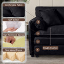 Modern Comfy Deep Seat Modular Sectional Sofa Cloud Couch With Ottoman by HouseOfZazla