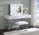 Avery - Accent Mirror - White