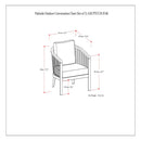Parkside - Outdoor Conversation Chair (Set of 2) - Natural