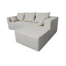 Modular Corner Sofa With Soft Fabric by HouseOfZazla