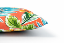 2 Pack Outdoor Throw Pillows, Waterproof & Fade-Resistant Patio Cushions (18x18 Inch, Bright Coral Pink)