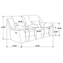 Sebring - 2 Piece Upholstered Reclining Sofa Set With Manual Recline - Gray by HouseOfZazla