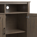 Ela - Medium Storage Cabinet - Smoky Brown by HouseOfZazla