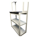 31.5" Baker's Rack in White and Black by HouseOfZazla