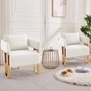 Modern Classic Decorative Chair with Teddy Fleece Upholstery by HouseOfZazla