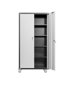 Garage Storage Cabinets with Locking Doors and 4 Adjustable Shelves