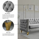 Upholstered Couch Sofa With Button Tufting For Living Room by HouseOfZazla