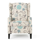 Westeros Wing Back Fabric Upholstered Recliner