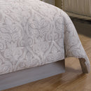 Winthrop Grey Damask Jacquard 9 Pc Comforter Set