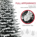 7.5ft Snow Flocked Artificial Christmas Tree