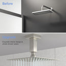 Ceiling Mounted Shower Arm With Flange Stainless Steel