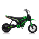 24V14ah Kids Ride On 24V Electric Toy Motocross Motorcycle Dirt Bike-XXL large,Speeds up to 14.29MPH,Dual Suspension, Hand-Operated Dual Brakes, Twist Grip Throttle, Authentic Motocross Bike Geometry