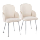 Dahlia - Contemporary, Dining Chair (Set of 2) by HouseOfZazla