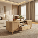 Mid-Century Modern Coffee Table with Storage by HouseOfZazla
