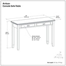 Artisan - Handcrafted Console Sofa Table