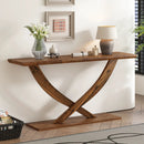 Console Table With Cross Leg Base and Reinforced Support Plate by HouseOfZazla