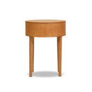 Cabana - Round Cane Storage Side Table - Natural Brown Oak by HouseOfZazla