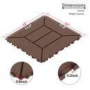 New Style Patio Diy Module Interlocking Decking Tiles, Floor Outdoor And Indoor, Easy And Quick Installation by HouseOfZazla