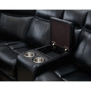 Jupiter - Leather Sectional - Black by HouseOfZazla