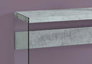 Accent Console Table For Entryway, Glossy Spacious Surface