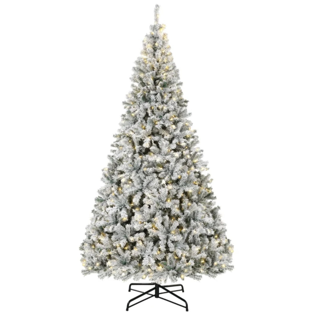 9 Ft Pre-Lit Flocked Fraser Fir Artificial Christmas Tree, photo 8 of 9