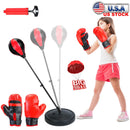 Punching Bag For Kids Junior Boxing Set w/ Boxing Gloves Height Adjustable Free Standing Punching Ball Boxing For Kids Aged 3-8Years Old