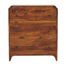 Solid Wood Newton Chest, 3-Drawers, Chestnut