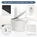 Heated Seat Smart Toilet, One Piece Design