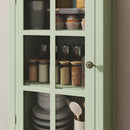 Minimalism Buffet Cabinet With Glass Doors And Double Drawer by HouseOfZazla