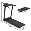 Folding Treadmill for Home, 3.0HP Portable with Bluetooth and Incline by HouseOfZazla