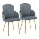 Dahlia - Contemporary Dining Chair (Set of 2) by HouseOfZazla
