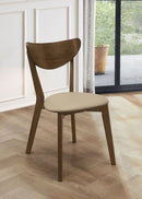 Kersey Wood Dining Side Chair Chestnut (Set of 2)