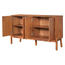 Vintage Sideboard Buffet Cabinet, 56.8" W x 18" D x 34.2" H