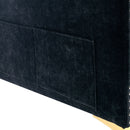 Modern L - Shape Convertible Sectional Sofa With Movable Ottoman by HouseOfZazla
