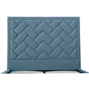 Crosby - Bed With Upholstered Headboard And Slats by HouseOfZazla
