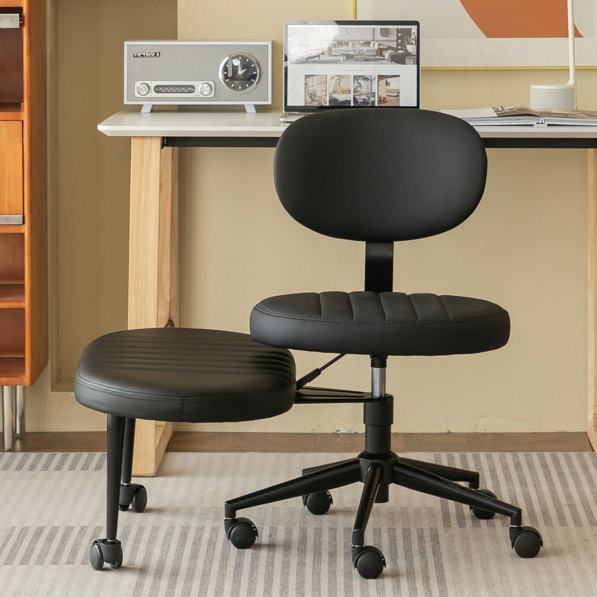 Ergonomic Cross Legged Office Chair With Back Support, photo 20 of 34