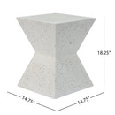 14.75" Lightweight Concrete Outdoor Accent Table by HouseOfZazla
