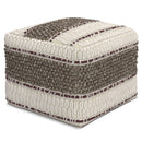 Grady - Handcrafted Square Pouf by HouseOfZazla