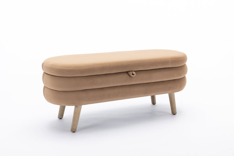 Walker Edison| Velvet Storage Bench