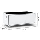 Smart Coffee Table With Built-In Fridge and Charger by Unique Piece Furniture
