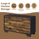 Eos - Dresser - Walnut & Black