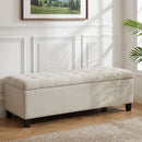 Upholstered Storage Ottoman Bench by HouseOfZazla