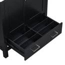 Bathroom Vanity With Single Sink, Combo Cabinet Undermount Sink, Bathroom Storage Cabinet With Two Doors And A Drawer, Soft Closing, Multifunctional Storage, Solid Wood Frame by HouseOfZazla