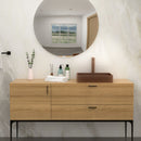 19" X 15" Stainless Steel Bathroom Sink With Pop Up Drain, Nano Surface - Rose Gold
