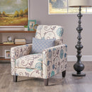Adjustable Push Back Recliner With Extendable Footrest by Unique Piece Furniture